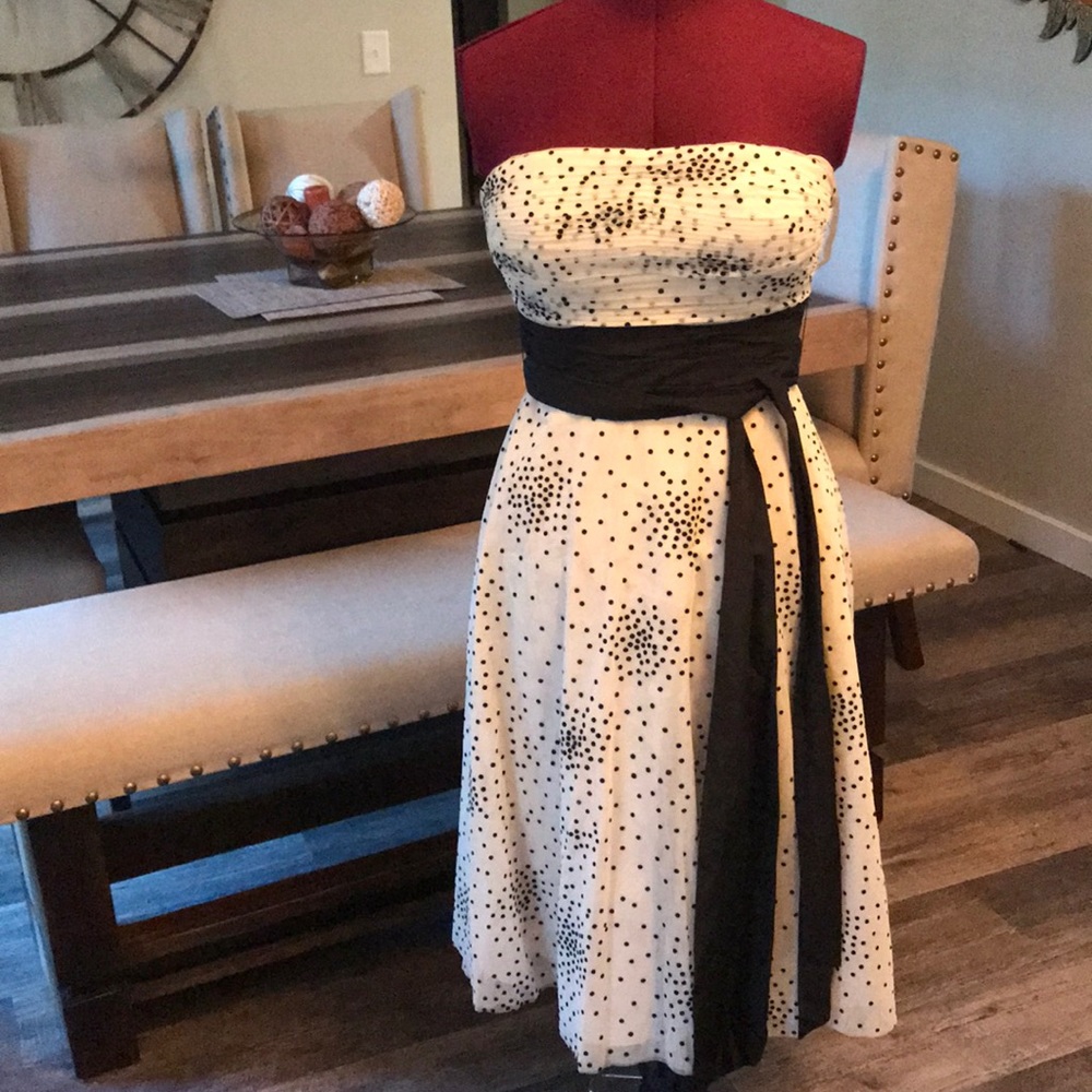 BCBG MAXAZRIA Polkadot Dress